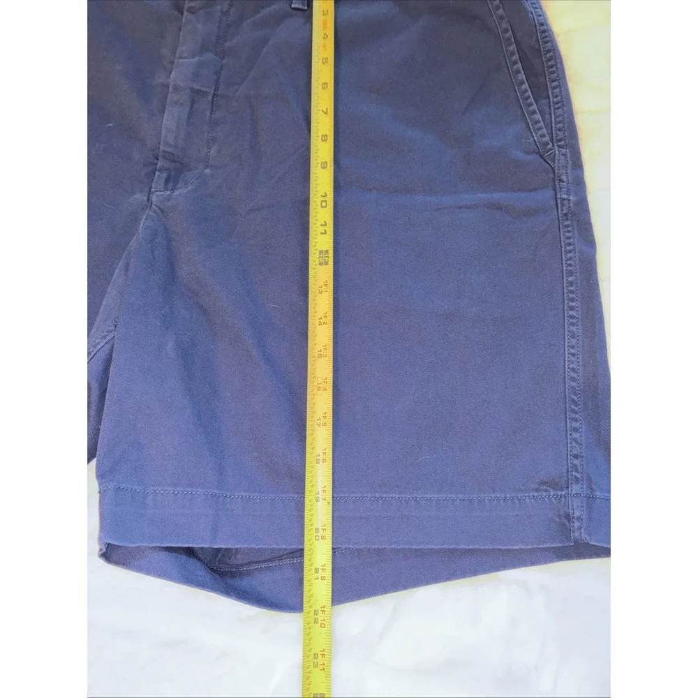 Polo Ralph Lauren Shorts Mens 46B Navy Classic Fit Chino Dress Flat Front Cotton
